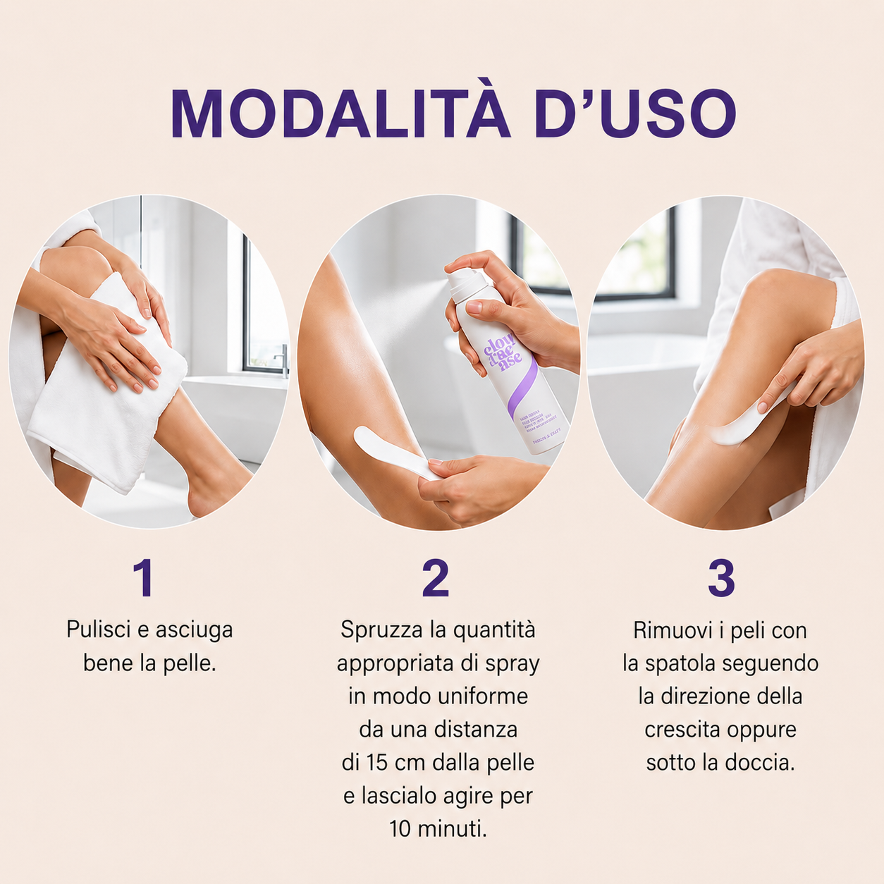 Cloud Sense - Spray Depilatorio