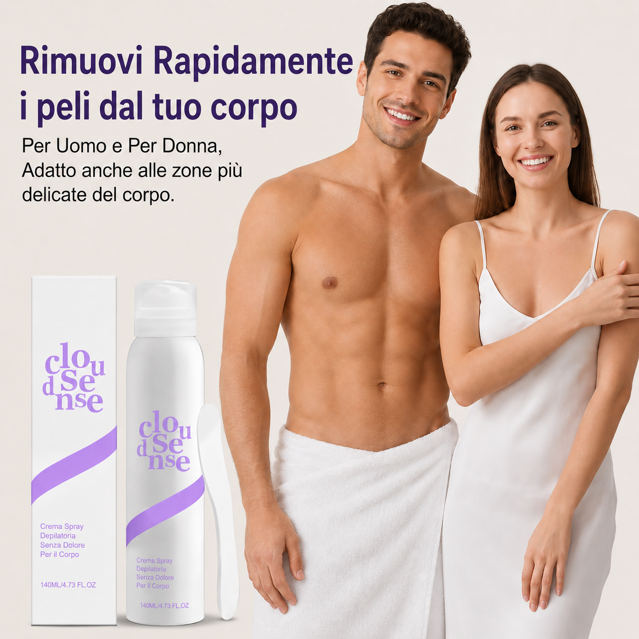 Cloud Sense - Spray Depilatorio